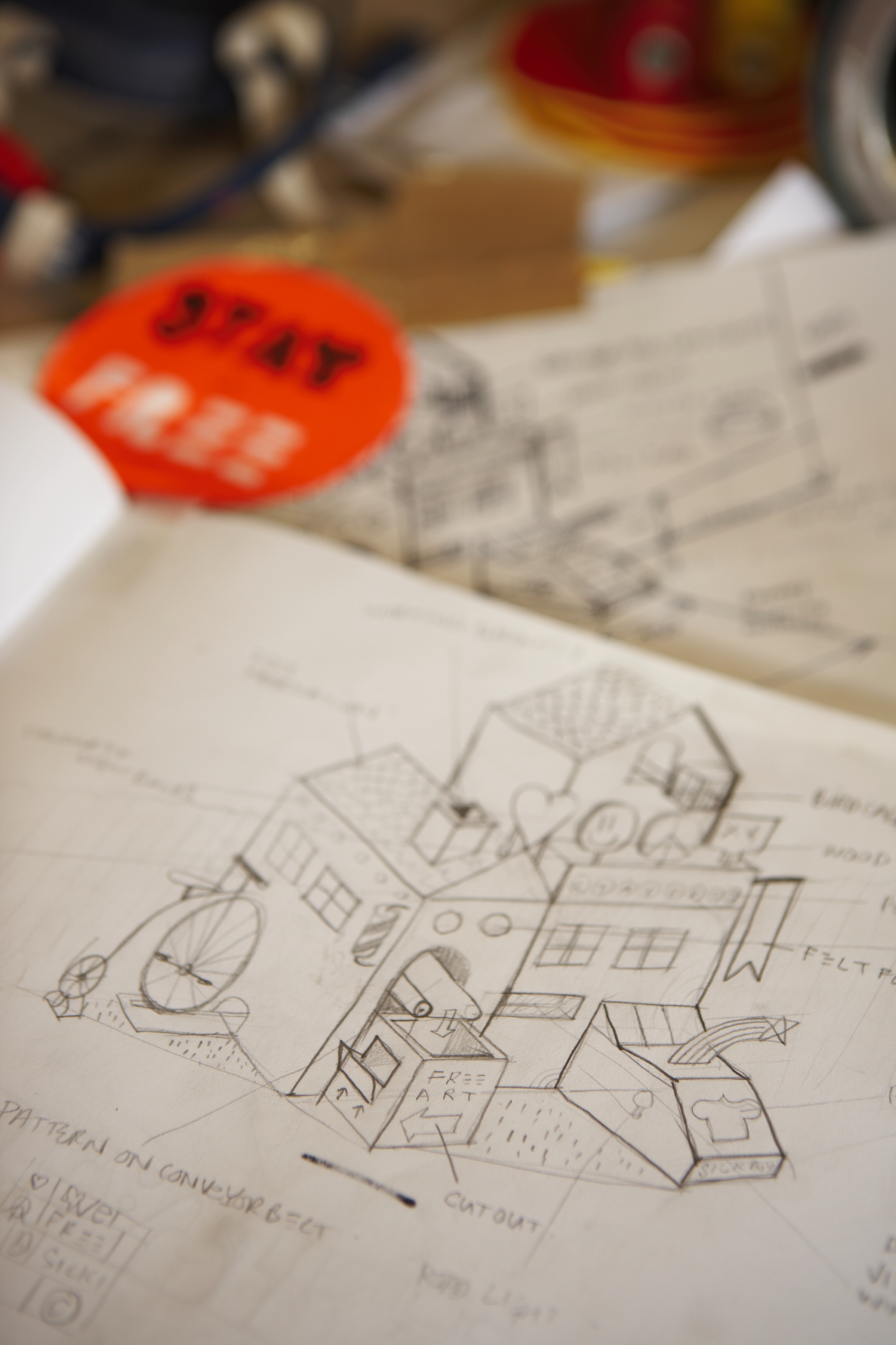 Sickboy's blueprints. Photography by www.andrepenteado.com