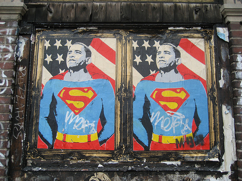 Poster by Mr. Brainwash. Photo by Discover NYC Campaign