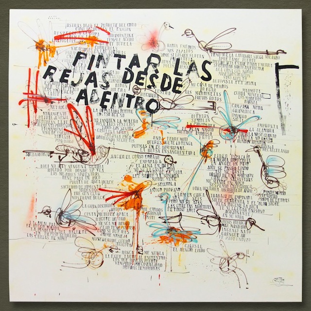 Tester artwork Talking Walls 'Pintar Rejas'