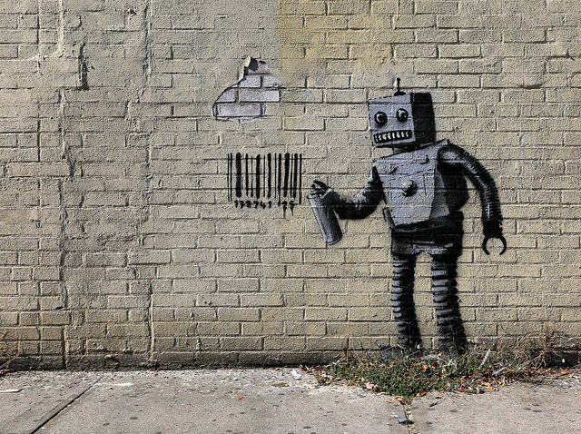Banksy at Coney Island. Photo by carnagenyc.