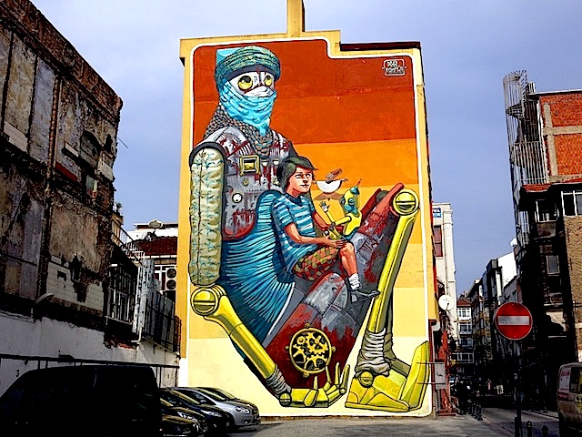 Italian artist Pixel Pancho