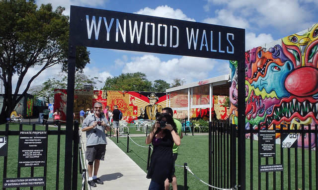 The entrance to Wynwood Walls in Miami, Florida. Photo by Osseous.